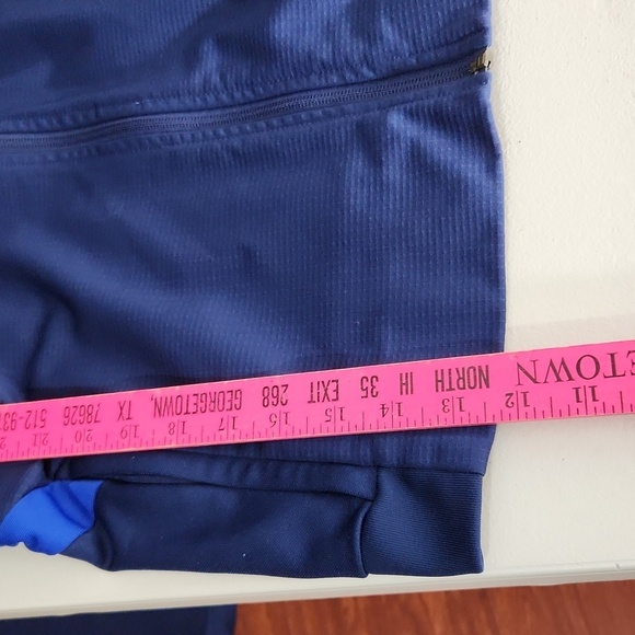 Adidas Idea Sport Soccer Academy Walt D World Jacket Size L Blue White Stripe - Picture 8 of 9